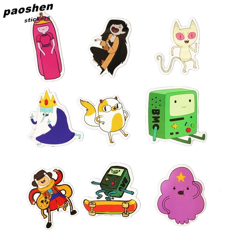 30pcs-Adventure-Time-Cartoon-Pvc-Waterproof-Sticker-For-Luggage-Wall ...